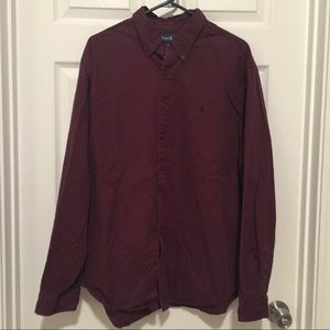 Ralph Lauren Shirts - Men’s Ralph Lauren Burgundy button down shirt Ralph Lauren Shirts - Men’s Ralph Lauren Burgundy button down shirt